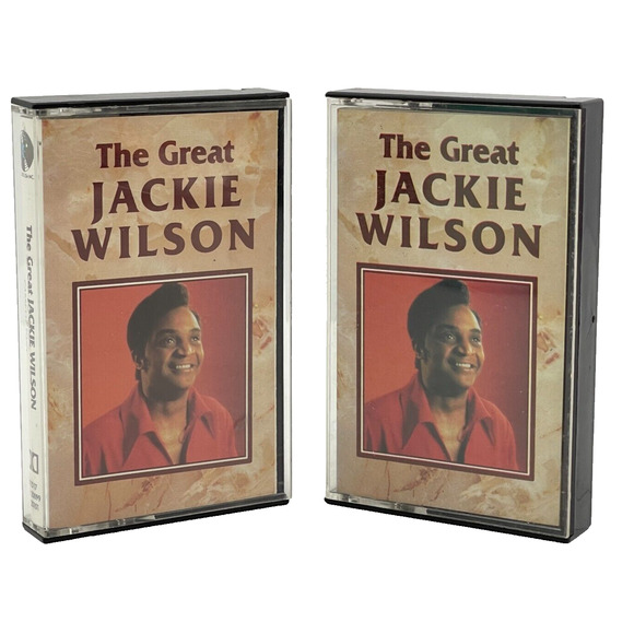 The Great Jackie Wilson-1989 Two Cassette Lot Teledisc USA MTD 17 Funk Blues - Picture 1 of 9